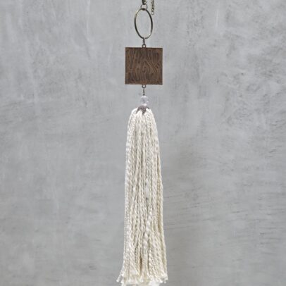 BORLA DE METAL CUADRADA COBRE