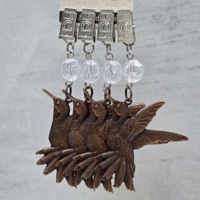 PACK X 4 PESAS MANTEL COLIBRI METAL COBRE