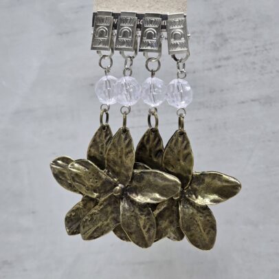 PACK X 4 PESAS MANTEL LILIUM METAL BRONCE