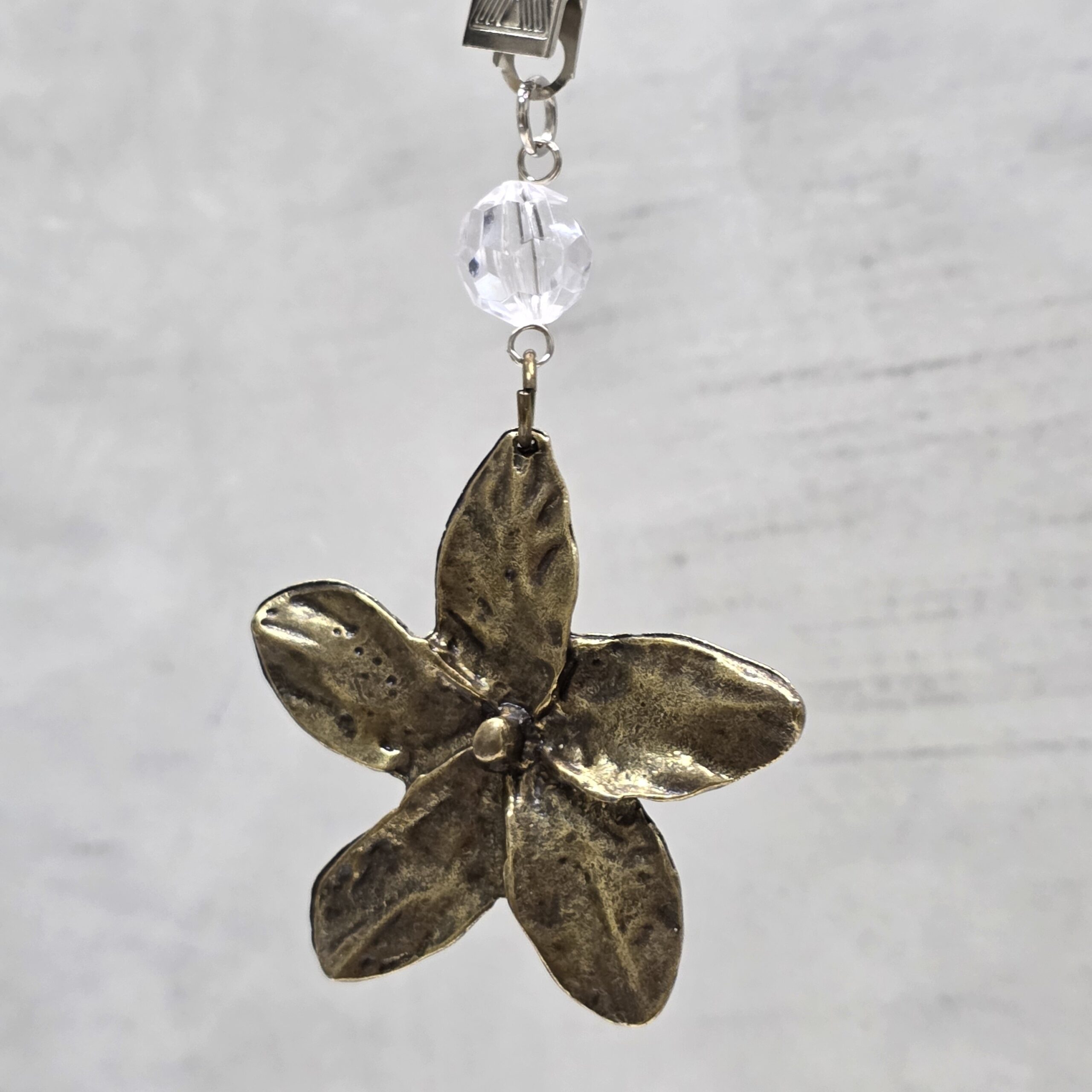 PACK X 4 PESAS MANTEL LILIUM METAL BRONCE - Imagen 2