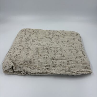 Manta gasa estampada Hojas Marron 2,20x1,20 aprox