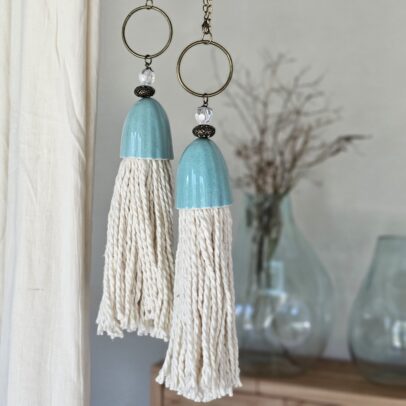 Campanita Rayada Aqua