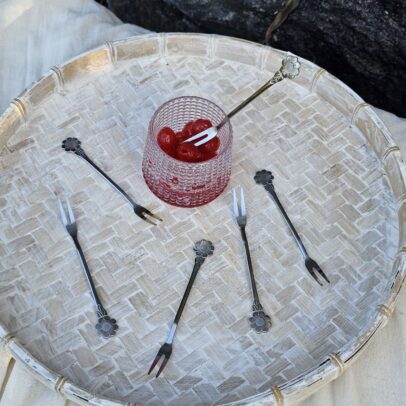 SET X 6 TENEDOR COPETIN ACERO NIQUEL