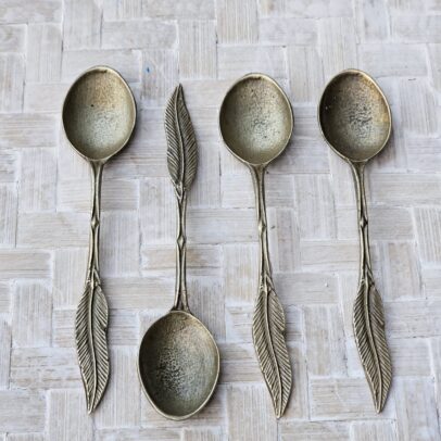 Cucharita pluma Bronce