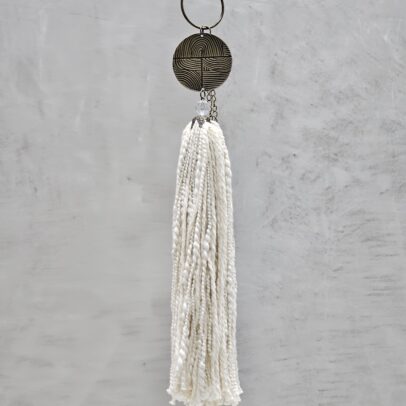 BORLA DE METAL CURVAS BRONCE