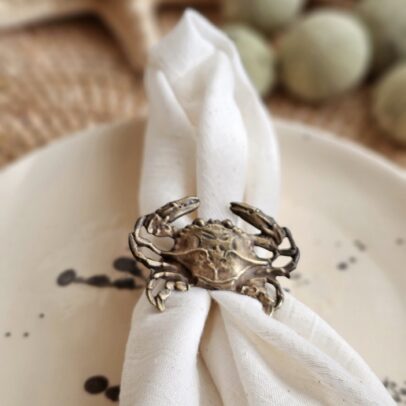 Servilletero Cangrejo Bronce (x 1)