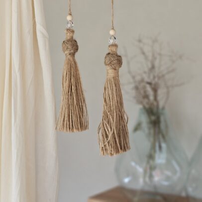 Puertero Yute madera/Cairel