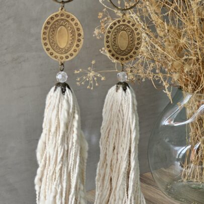 BORLA DE METAL OVAL BRONCE