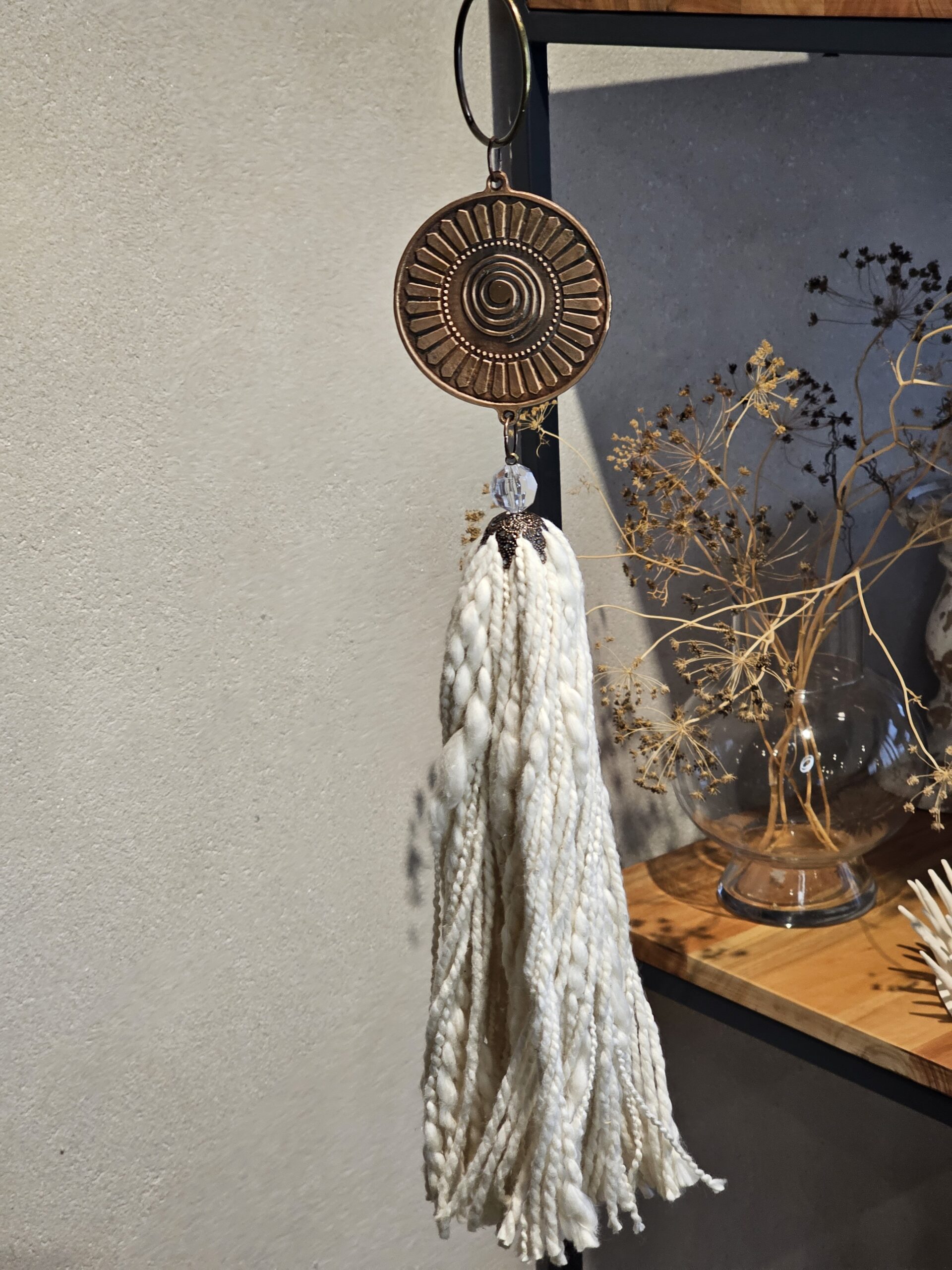 BORLA DE METAL ESPIRAL COBRE