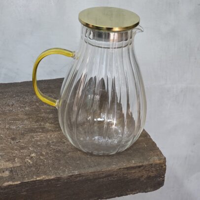 JARRA DE VIDRIO TRANSPARENTE  9.5*22 CM  2000ML