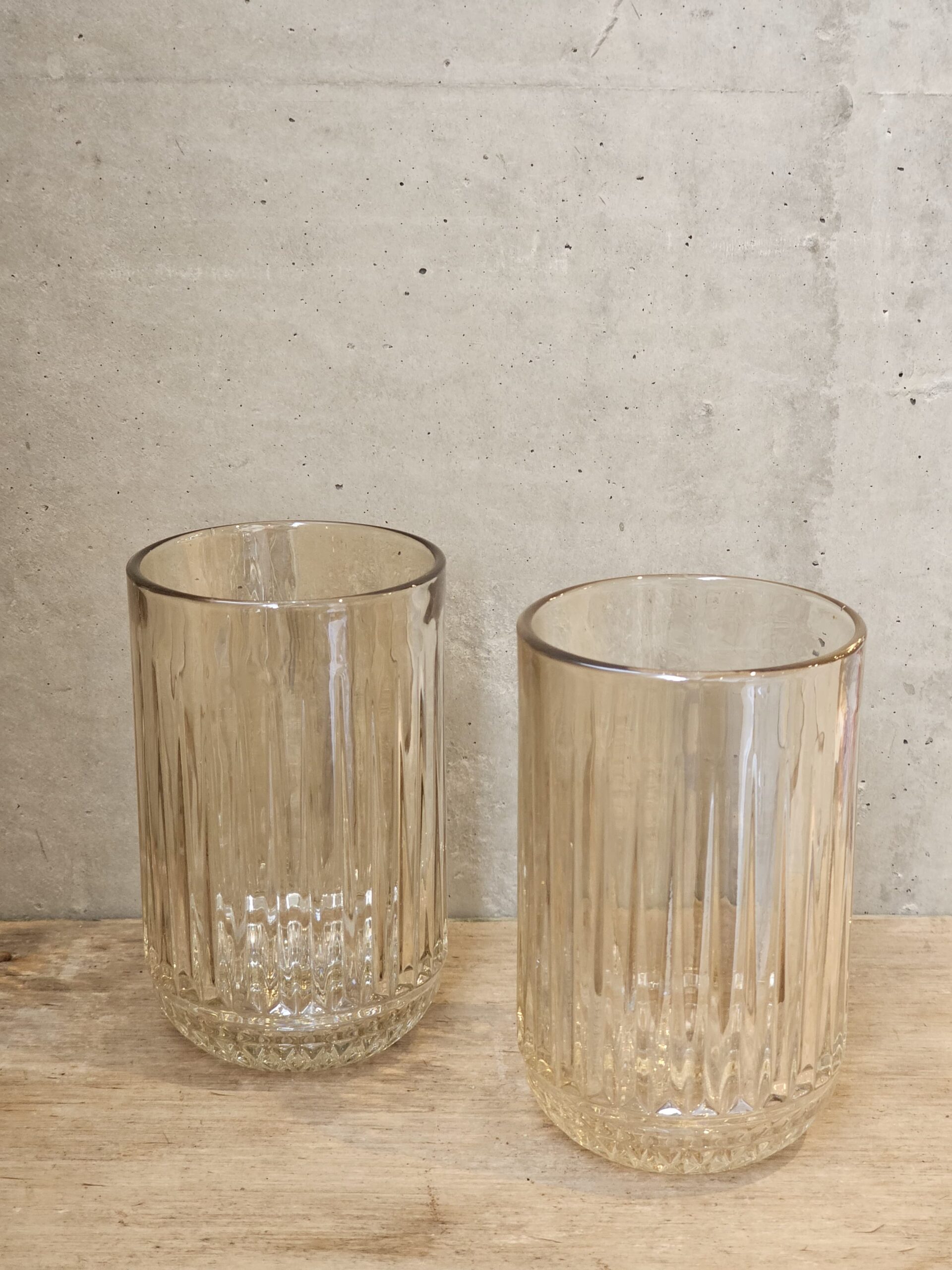 Vaso de Vidrio Labrada Ambar 7.7cm*12.7cm x6 unidades(18-26) - Imagen 2