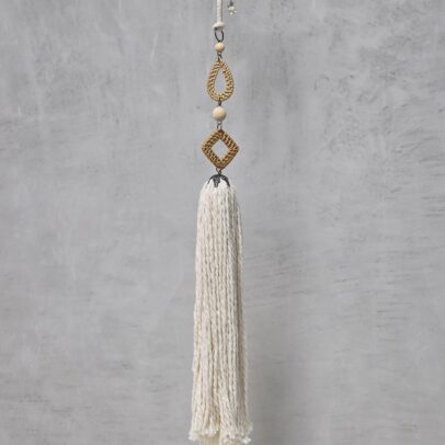 BORLAS FIBRAS NATURALES NATURAL OSCURO / ALGODON NATURAL