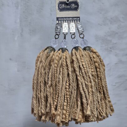 PESAS DE BORLAS ALMENDRA   X 4 UNIDADES