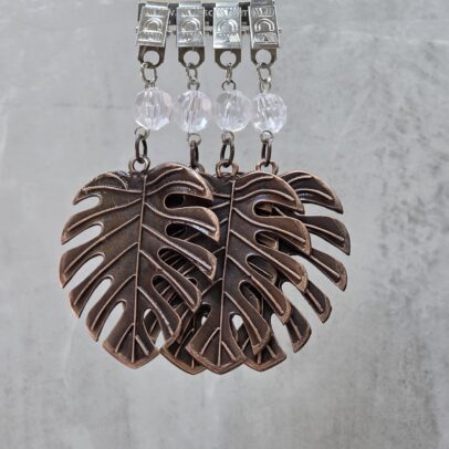 PESAS PARA MANTEL MONSTERA XL METAL COBRE  X 4 UNIDADES