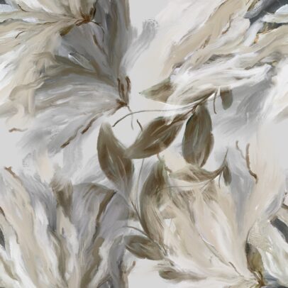 MANTEL TROPICAL MECÁNICO ESTAMPADO AIRE GRIS ACERO 2,50 X 1,40 APROX