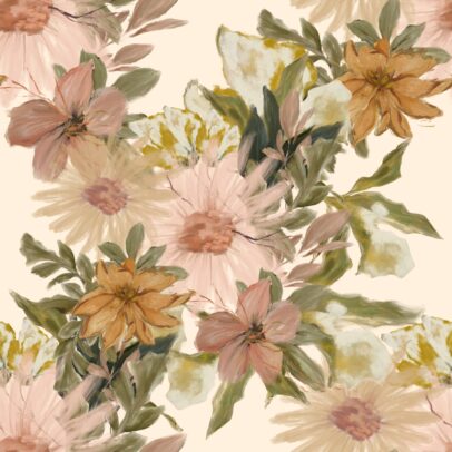 MANTEL TROPICAL MECÁNICO ESTAMPADO FLORAL BOTANICO3 X 1,40 MTS APROX