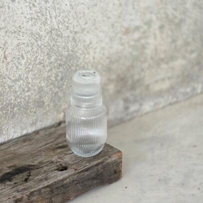 BOTELLA DE NOCHE 600ML VASO 150ML TRANSPARENTE