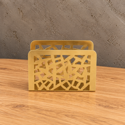 PORTA SERVILLETA ACERO INOXIDABLE GOLD (EMC34-2)