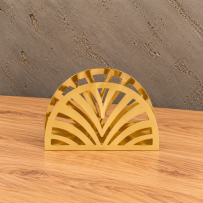PORTA SERVILLETA ACERO INOXIDABLE  GOLD (EMC34-4)