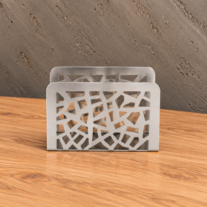 PORTA SERVILLETAS ACERO INOXIDABLE SILVER (EMC34-1)