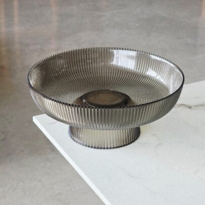 FRUTERA RAYADA ACANALADA COLOR GRIS 26X11 (EMC31-13)