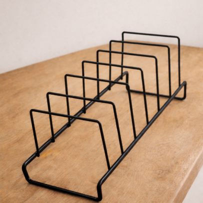 EXHIBIDOR DE PLATOS DE SITIO DE METAL (EMC34-5)