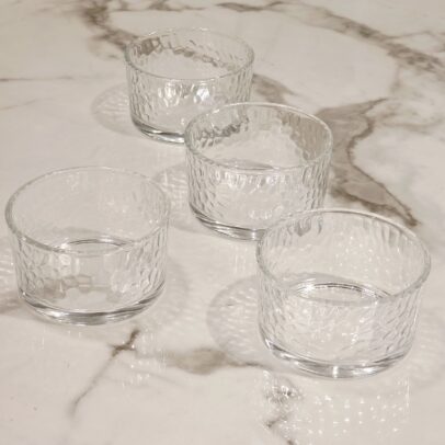 SET X 4 COPETINEROS TRANSPARENTE 9*5 CM (43-4-3)