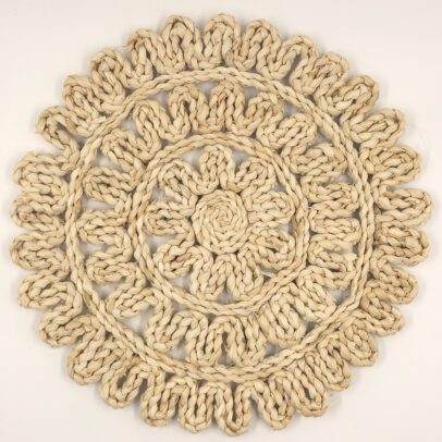 PLATO DE SITIO FIBRAS ARENA NATURAL 38 CM (EMC 32-3)