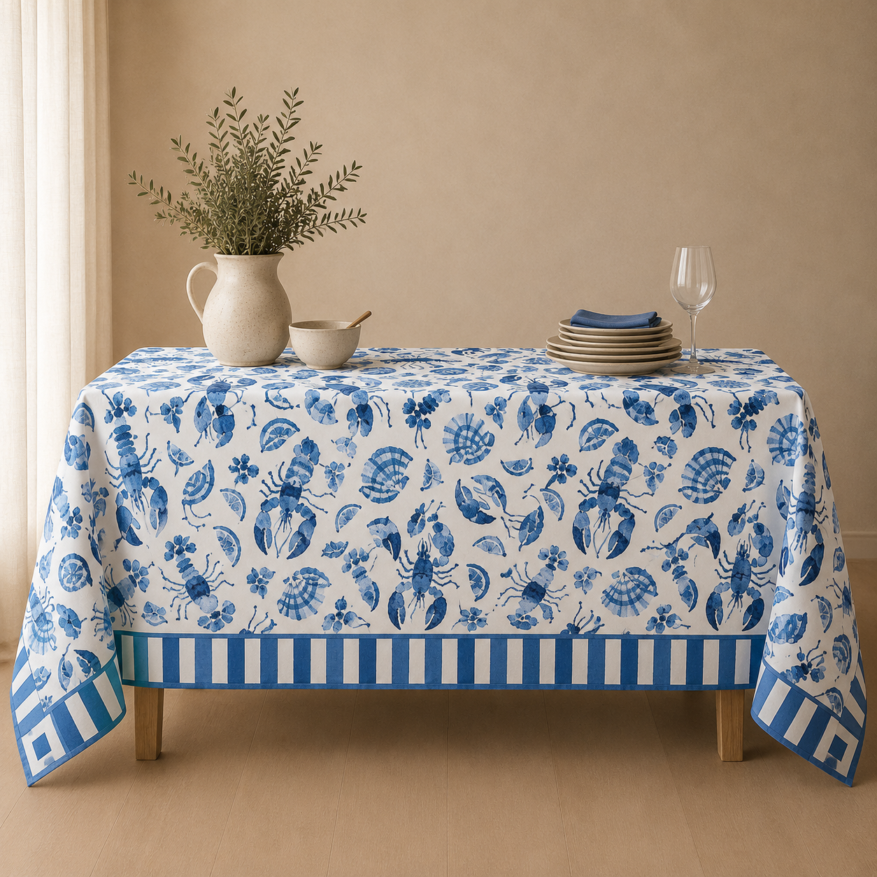 MANTEL TROPICAL MECANICO 3 X 1,40 APROX