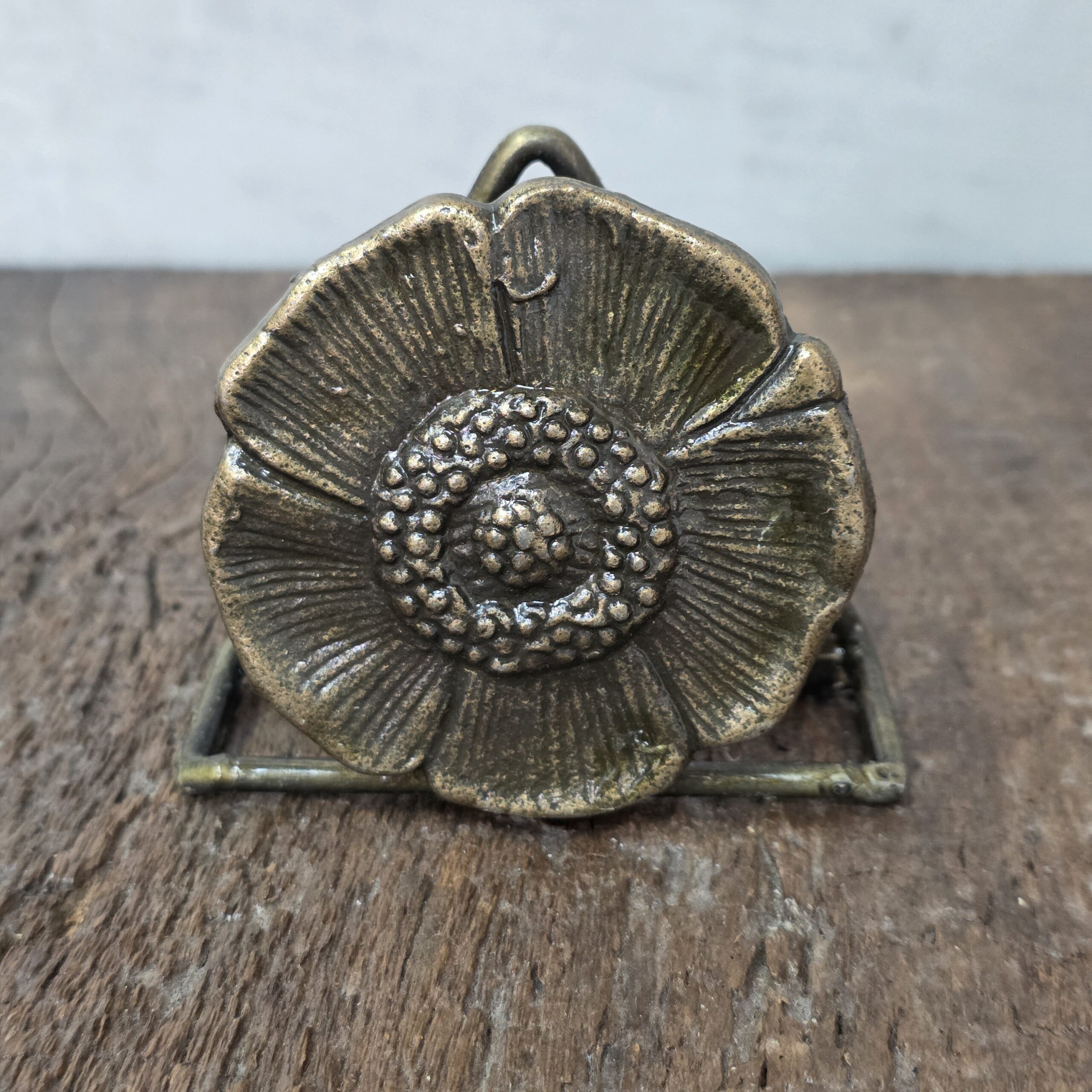 PORTA SERVILLETA AMAPOLA BRONCE