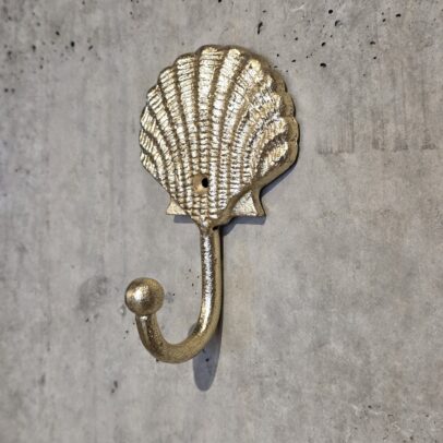 PERCHERO DE METAL SEASHELL GOLD