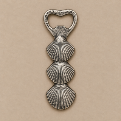 DESTAPADOR DE METAL SEASHELLS SILVER