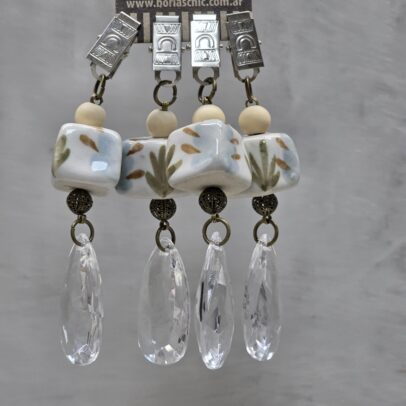 PACK X 4 PESAS DE MANTEL CERAMICA - 004