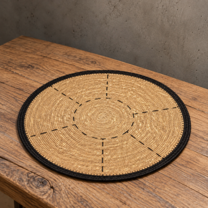 PLATO DE SITIO FIBRAS NATURALES 38 CM