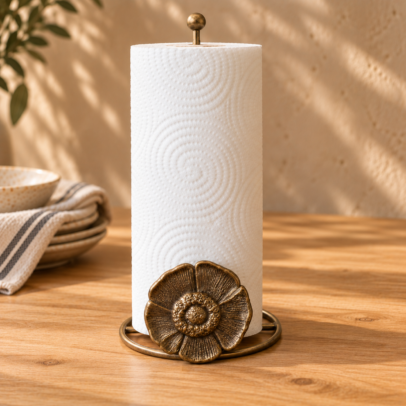 PORTAROLLO AMAPOLA BRONCE