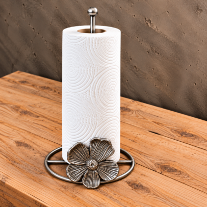 PORTAROLLO FLOR SILVER